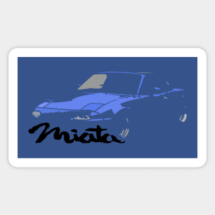 Miata MX5 I NA Blue Cutout Sticker